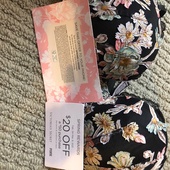 Victoria’s Secret 34D Demi Bra NWT + VS $20 Coupon - Picture 6 of 7